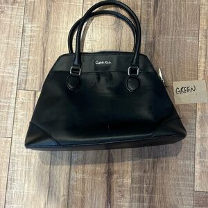 Calvin Klein Black Satchel Bag